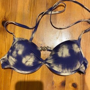 Victoria’s Secret Tie-Dye Push-up Swim Top 32B